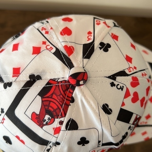 DECK of Playing Cards Poker Adjustable Baseball Cap Hat - Picture 5 of 8